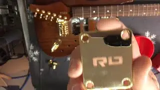 Metal etching on a neck plate