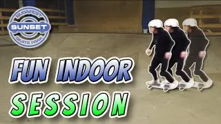 Indoor Skating For The First Time - Learning To Skateboard Over 35