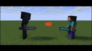 Minecraft wither skeleton vs steve war #trending