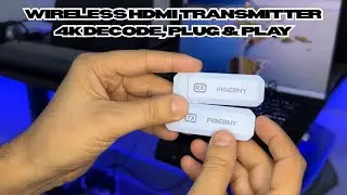 Wireless HDMI Transmitter Review | 4K Decode, 1080P Ultra Low Latency Plug & Play