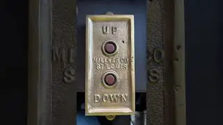 100 year old #elevator #button #stlouis #millner