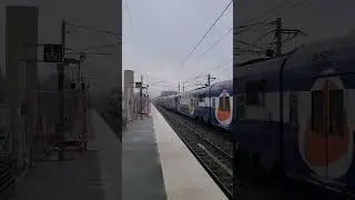 Passage d'un UM2 de Z 20500 du RER D &agrave; Fosses ! #train #trainspotting #sncf #railway #rerd #z20500