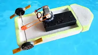 How to make Dc motor  Boat Easy