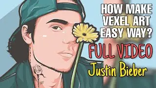 HOW TO MAKE VEXEL ART USING INFINITE DESIGN EASY WAY | Justin Bieber ✨🔥&hearts;️