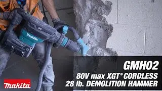 Makita 80V max (40V max X2) XGT&reg; Brushless 28 lb. AVT&reg; Demolition Hammer (GMH02)
