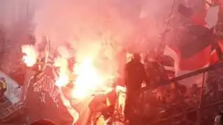 Fans von #BayerLeverkusen in #Mainz  🏆 #BundesLiga 🗓 21.12 2019