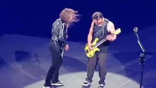 Metallica - Chi Town Gangster (Kirk & Rob doodle), Soldier Field Chicago IL 8-9-24
