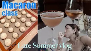 Living in New York | Macaron Class at Sur La Table, Cucumber compress skincare, Late Summer dine-out