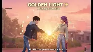 Golden Light: Glow-Up Love Vibe ✨ - HUNTRIX-Inspired Fan-Made Pop Jam