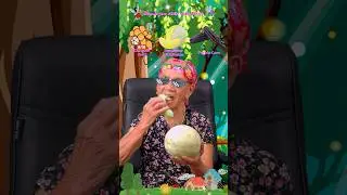 Taste delicious fruits and purple corn 🍈🌽🍈 | #shorts