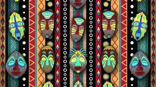 African Mask Background 4K VJ Loop Video | No Copyright Background Video | No Copyright Stock Video