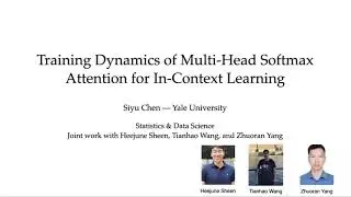 Training Dynamics of Multihead Softmax Attention for In-Context Learning