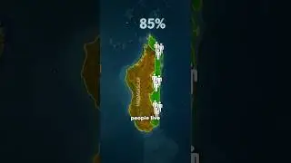 Why 85% of Madagascar Lives on ONE Side! 🌍🇲🇬