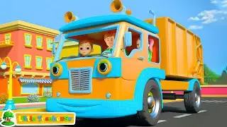 Wheels on the Garbage Truck - Keeping City Clean! Nursery Rhyme & Kids Song