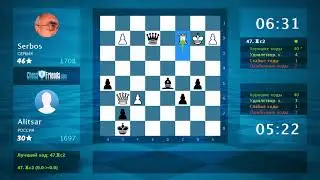 Chess Game Analysis: Serbos - Alitsar : 0-1 (By ChessFriends.com)