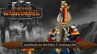 Zhatan the Black Opening Campaign Cinematic | Total War Warhammer 3 | Forge of the Chaos Dwarfs