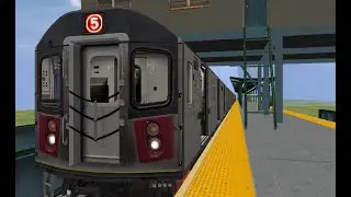 OpenBVE RP Multiplayer: NYC Subway R142 5 Train from Dyre Av to Bowling Green Roundtrip