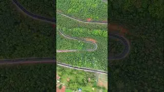 Tara Tarini Temple Road || Stunning Drone Shot: Tara Tarini Temple Road After the Rain #shorts #dji