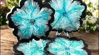 #256 Craft Resin Table Top Bloom Coasters in Epoxy Resin