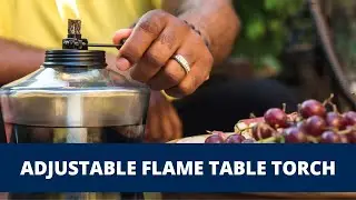 TIKI Brand Adjustable Flame Table Torch