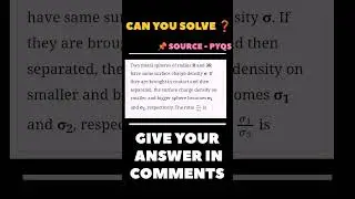 Only Strong Electrostatics Basics Solve This 🔥 JEE and NEET || #jee #neet #physics