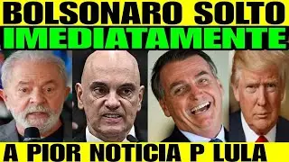 BOLSONARO SOLTO - MORAES e LULA ENTRAM em DESESPERO! LUIZ FUX E 2&ordf; TURMA PODE MUDAR TUDO D BOLSONARO