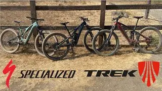 E-Bike Ride - Trek Rail 7 - Specialized Turbo Levo Comp and Turbo Levo SL