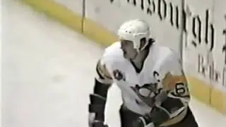 May 17, 1991 - North Stars at Penguins - Mario Lemieux (12) (Phil Bourque), 15:04
