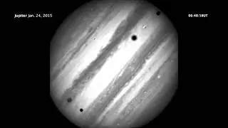 Hubble Captures Rare Triple-Moon Conjunction