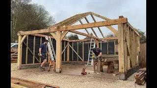Two Bay Full Oak Garage | Acorn to Oak Framing