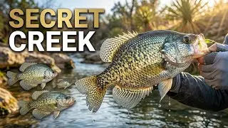 “Crappie Loaded Up in This Hidden West Texas Creek!”