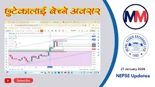 NEPSE Updates 27 January 2026 #trading #nepsechartanalysis #stockexchange #nepal #stockmarket #new