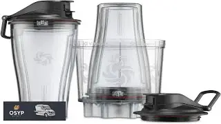 Vitamix Personal Cup Adapter BPA Free Dishwasher Safe Two 20 Ounce Blender Cups Two