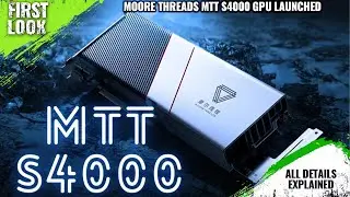 Moore Threads выпустил графический процессор MTT S4000 с 48 ГБ памяти, производительностью ИИ 200 TOPS, готовностью к Gen5 и другими преимуществами