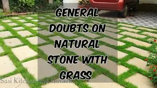 General Doubts on Natural Stone with Grass | Gardening | Front yard garden ideas | தோட்டம் |