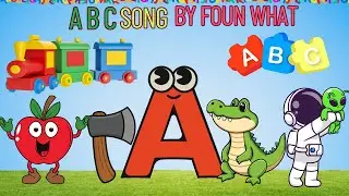 Phonics Song with Four Words - A For Apple - ABC Alphabet Songs with Sounds for Children