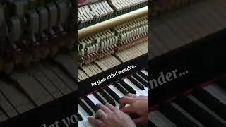 A dreamy little piano vocal improv using some fabric to dampen the piano tone