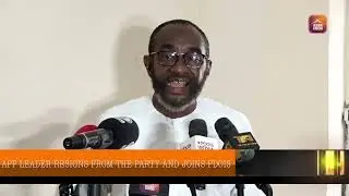 All People's Party (APP) Secretary General Dr. Bai Biran Jagne Resigns From The Party and Joins...