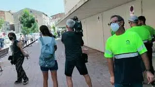 Concentraci&oacute; treballadors de Montajes Rus a per L'ERO a Iberpotash ICL a Sallent a mesa mineria(5)
