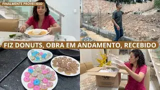 PROVEI O QUE TANTO QUERIA, OLHA COMO EST&Aacute; A OBRA NO TERRENO, FIZ MINI DONUTS F&Aacute;CIL E DELICIOSO
