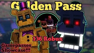 Golden Pass Gamepass Showcase!!! | TBOFE 2 | Roblox