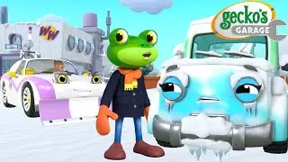 Tilly the Giant Snowball! ❄️ | Gecko's Garage 🚚 | Cartoons For Kids | Toddler Fun Learning