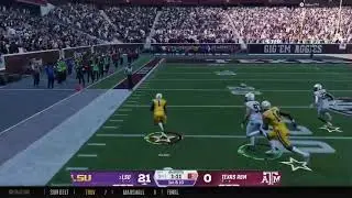 Chubbs Brouchard #1 for the LSU Tigers #HE1SMAN Run of The Year Canidate #RunningLate #CFB26