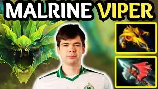 🔥 Malrine VIPER Mid MONSTER — Poison Attack ABUSE 🔥 Dota 2 Mid