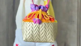 DIY Finishing Drawstring Ends / Sewing Fabric Rose Bud / Fabric Flower Cord Ends