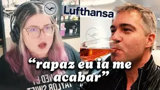 BEL RODRIGUES REAGE A VIAGEM DE PRIMEIRA CLASSE AVIÃO LUFTHANSA | Cortes da Bel