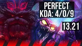 ORNN vs SKARNER (TOP) | 4/0/9, 400+ games | KR Diamond | 13.21