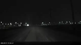 snowy night drive 2-11-2025