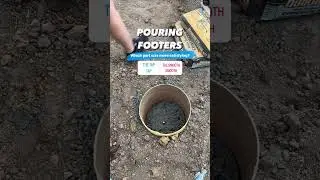 We poured 4 footers for our pergola and it might be one of the most satisfying things you&rsquo;ve seen t