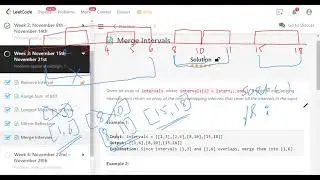 LeetCode 56. Merge Intervals - Nov 18th - November LeetCoding Challenge - GoMaster Coding Interviews